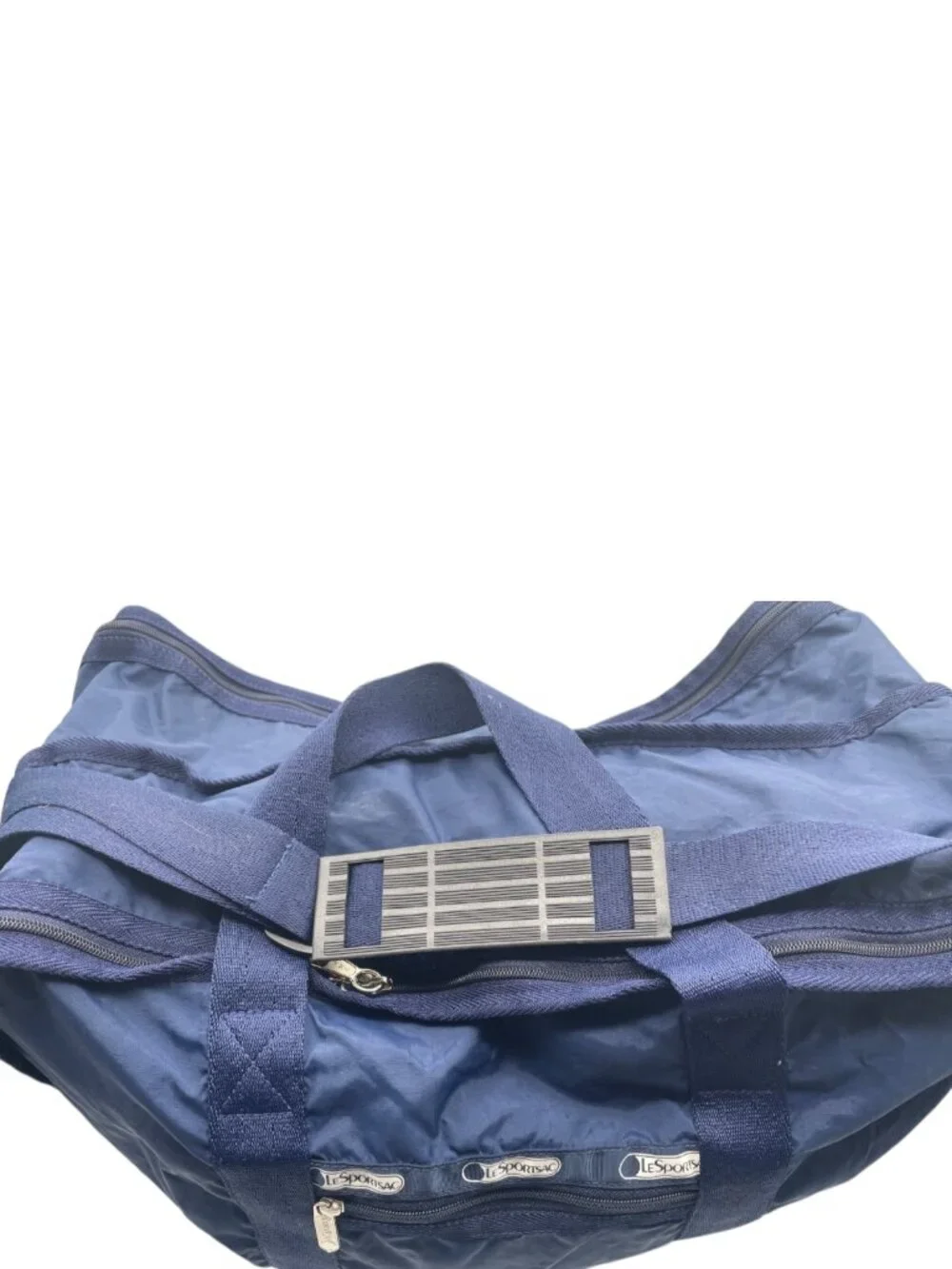 LeSportsac Large Weekender Duffle Bag Navy Blue Lightweight Shoulder Strap